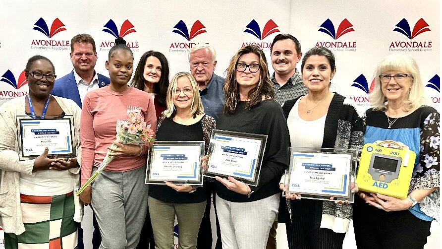 Group photo with Shanta and her the rescuers honored at a recognition ceremony